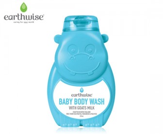 Earthwise 爱慧洗 山羊乳宝宝沐浴露 蓝色小河马 275毫升 Earthwise 爱慧洗 山羊乳宝宝沐浴露 蓝色小河马 275毫升